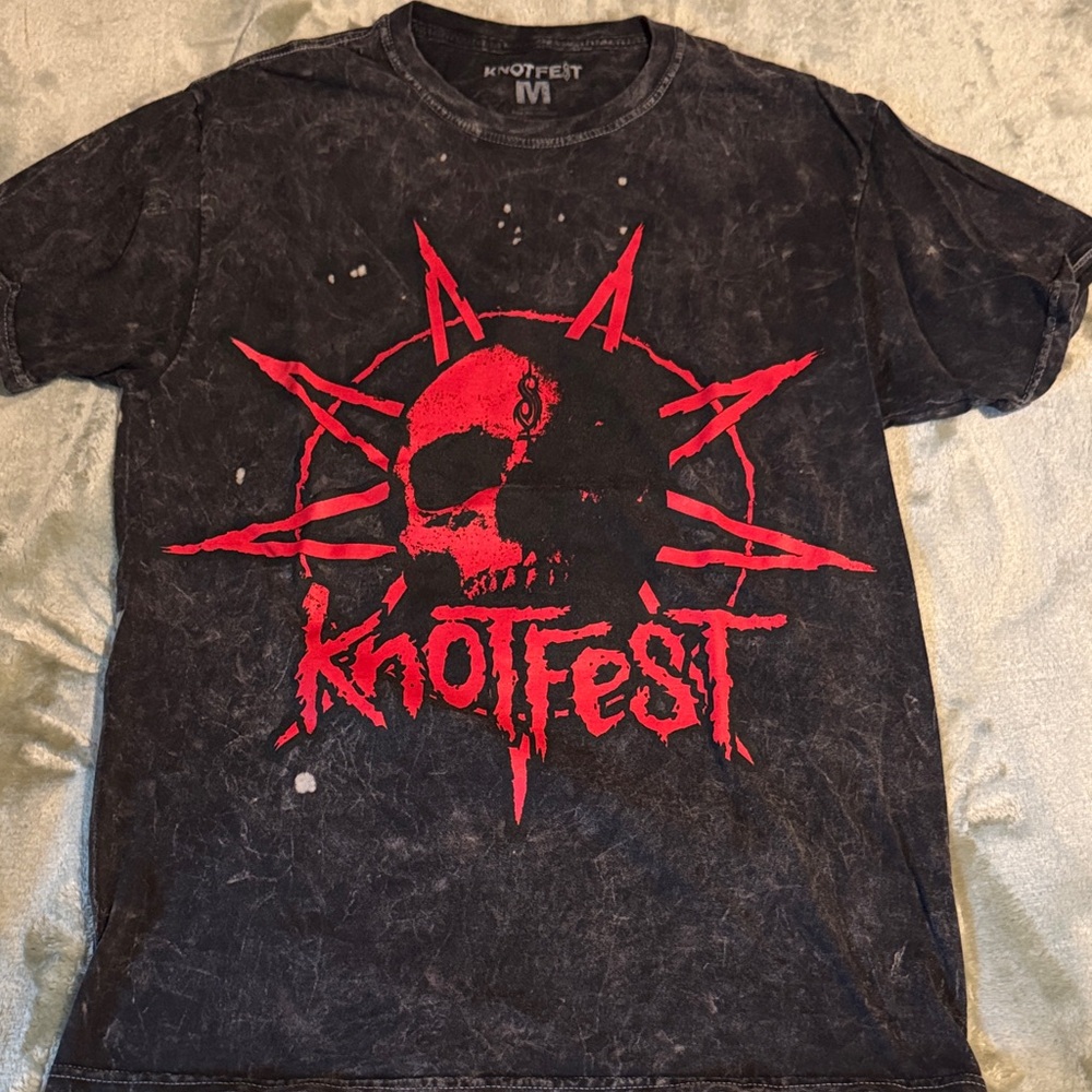 Slipknot Black and Red Graphic concert Tee